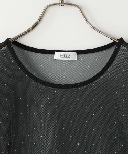 LOWRYS FARM（ローリーズファーム）の「アソートシアープルオーバーＬＳ　600772（Tシャツ/カットソー・レディース・アイボリー/チェック/イエロー/ブラック/ピンク/ホワイト/ネイビー/ブルー・FREE）」の11枚目の写真