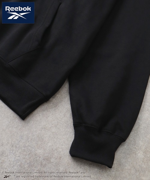 Reebok（リーボック）の「【Reebok/リーボック】裏起毛 刺繍ロゴ スウェット プルオーバーパーカー（パーカー・メンズ・杢グレー/ブラック/ホワイト/ネイビー・M/L/LL）」の17枚目の写真