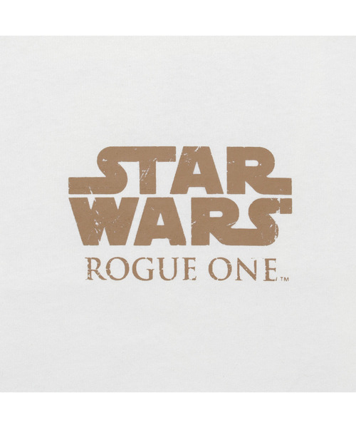 STAR WARS（スターウォーズ）の「スター・ウォーズ ローグワン ロングTシャツ Rogue One: A Star Wars Story（Tシャツ/カットソー・メンズ・ブラック/オフホワイト・M/L）」の4枚目の写真