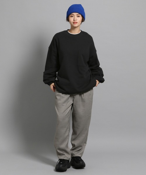 GEORGE'S（ジョージズ）の「ミニ裏毛BIGポケットプルオーバー（Tシャツ/カットソー・メンズ・ブラック/ブラウン・MEDIUM/LARGE）」の3枚目の写真