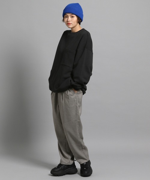 GEORGE'S（ジョージズ）の「ミニ裏毛BIGポケットプルオーバー（Tシャツ/カットソー・メンズ・ブラック/ブラウン・MEDIUM/LARGE）」の5枚目の写真