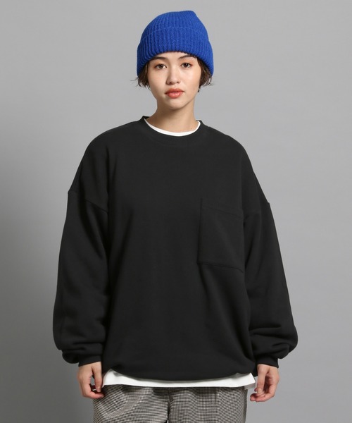 GEORGE'S（ジョージズ）の「ミニ裏毛BIGポケットプルオーバー（Tシャツ/カットソー・メンズ・ブラック/ブラウン・MEDIUM/LARGE）」の8枚目の写真