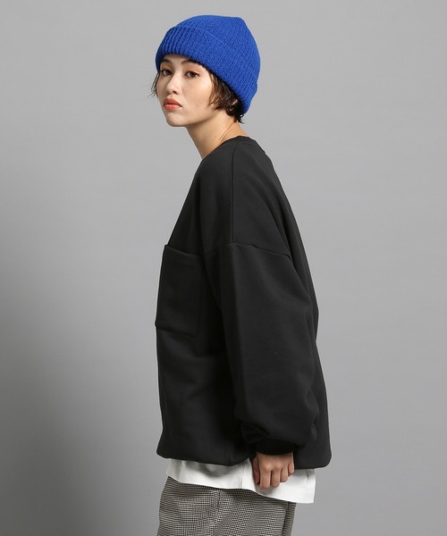 GEORGE'S（ジョージズ）の「ミニ裏毛BIGポケットプルオーバー（Tシャツ/カットソー・メンズ・ブラック/ブラウン・MEDIUM/LARGE）」の11枚目の写真