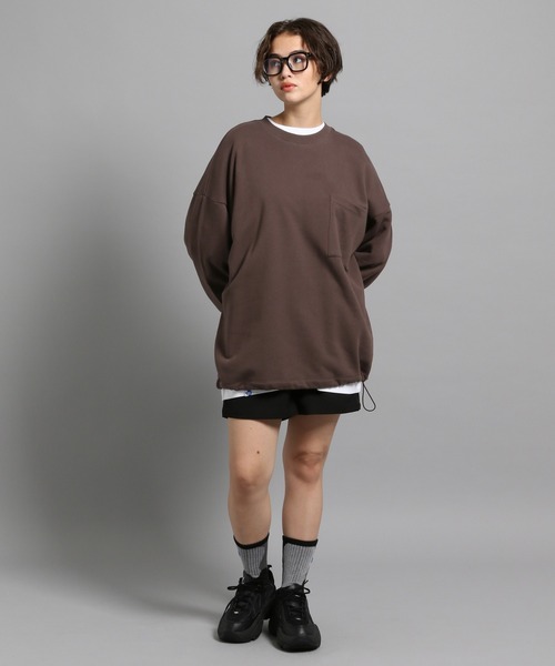 GEORGE'S（ジョージズ）の「ミニ裏毛BIGポケットプルオーバー（Tシャツ/カットソー・メンズ・ブラック/ブラウン・MEDIUM/LARGE）」の14枚目の写真