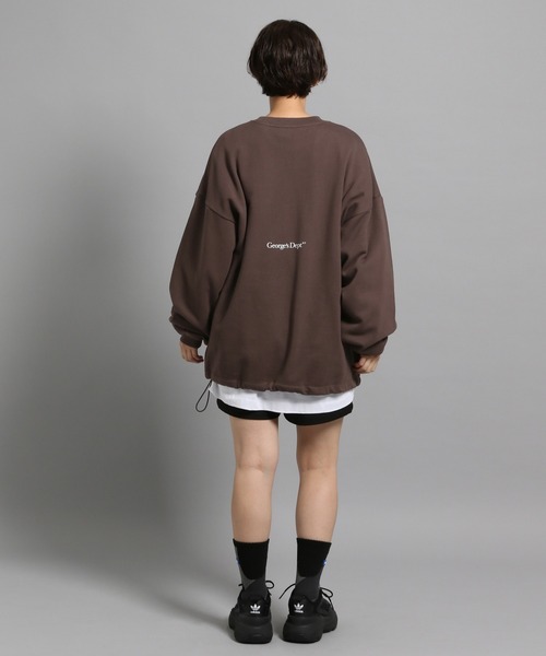 GEORGE'S（ジョージズ）の「ミニ裏毛BIGポケットプルオーバー（Tシャツ/カットソー・メンズ・ブラック/ブラウン・MEDIUM/LARGE）」の16枚目の写真