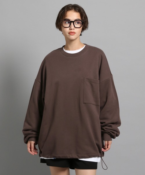 GEORGE'S（ジョージズ）の「ミニ裏毛BIGポケットプルオーバー（Tシャツ/カットソー・メンズ・ブラック/ブラウン・MEDIUM/LARGE）」の18枚目の写真