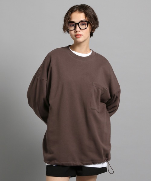 GEORGE'S（ジョージズ）の「ミニ裏毛BIGポケットプルオーバー（Tシャツ/カットソー・メンズ・ブラック/ブラウン・MEDIUM/LARGE）」の19枚目の写真