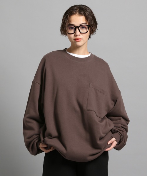 GEORGE'S（ジョージズ）の「ミニ裏毛BIGポケットプルオーバー（Tシャツ/カットソー・メンズ・ブラック/ブラウン・MEDIUM/LARGE）」の22枚目の写真