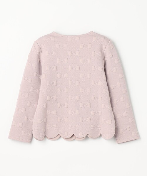 ANY（エニィ）の「リボン ジャガード カーディガン（カーディガン/ボレロ・キッズ・ネイビー系/ベージュ系/サックスブルー系・110/120/130）」の18枚目の写真