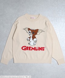 Salong hameu（サロン ハミュー）の「GREMLINS（グレムリン）GIZMOギズモ キャラクタージャガードシャギーニットセーター メンズ レディース ユニセックス（ニット/セーター・メンズ）」