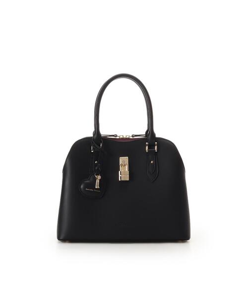 Samantha Thavasa（サマンサタバサ）の「ハートモチーフレザーハンドバッグ 大サイズ（ハンドバッグ・レディース・ピンクベージュ/ブラック/オフホワイト・FREE）」の2枚目の写真