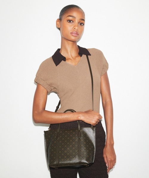 Tory Burch トリーバーチ/コーティング キャンバストートバッグ/ブランドバック/ABランク/76 トリーバーチ(Tory Burch) キャンバス トートバッグ | 通販・人気