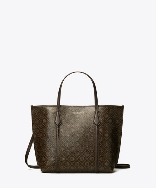 TORY BURCH(トリーバーチ)の「ペリー コーテッドキャンバス スモール トートバッグ(トートバッグ・レディース・ダークブラウン系・ONE SIZE)」の2枚目の写真
