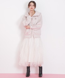 ◇縦ラッフルチュールスカート