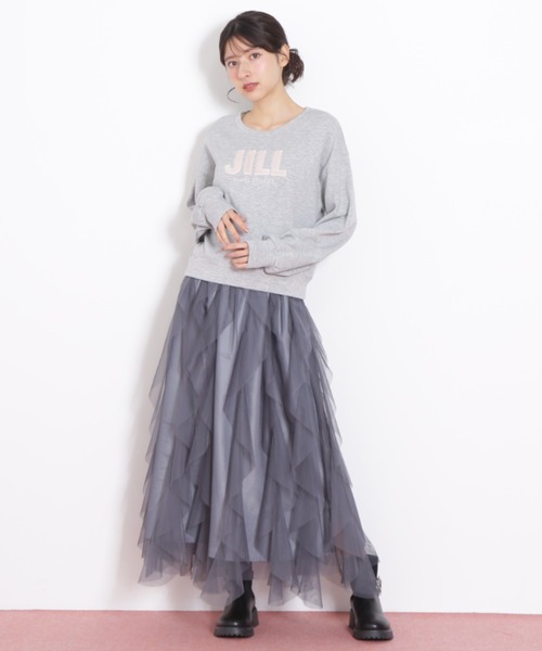 JILL by JILL STUART（ジルバイジルスチュアート）の「◇縦ラッフルチュールスカート（スカート・レディース・ホワイト/ベージュ/グレー・FREE）」の19枚目の写真