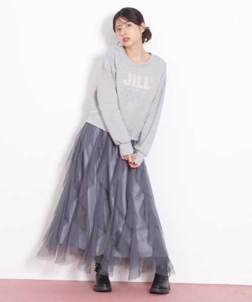 JILL by JILL STUART（ジルバイジルスチュアート）の「◇縦ラッフルチュールスカート（スカート・レディース・ホワイト/ベージュ/グレー・FREE）」の18枚目の写真