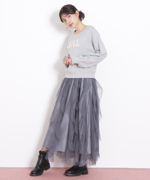 JILL by JILL STUART（ジルバイジルスチュアート）の「◇縦ラッフルチュールスカート（スカート・レディース・ホワイト/ベージュ/グレー・FREE）」の17枚目の写真