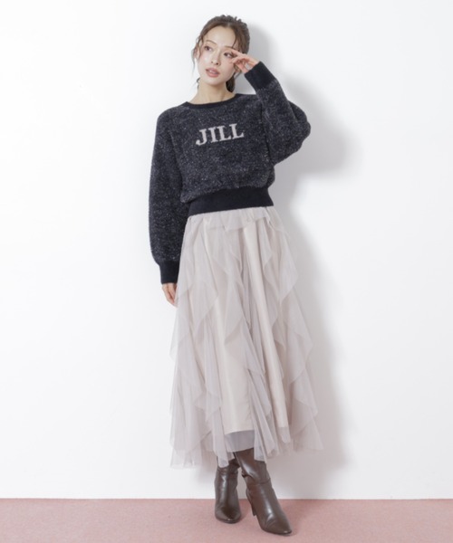 JILL by JILL STUART（ジルバイジルスチュアート）の「◇縦ラッフルチュールスカート（スカート・レディース・ホワイト/ベージュ/グレー・FREE）」の22枚目の写真