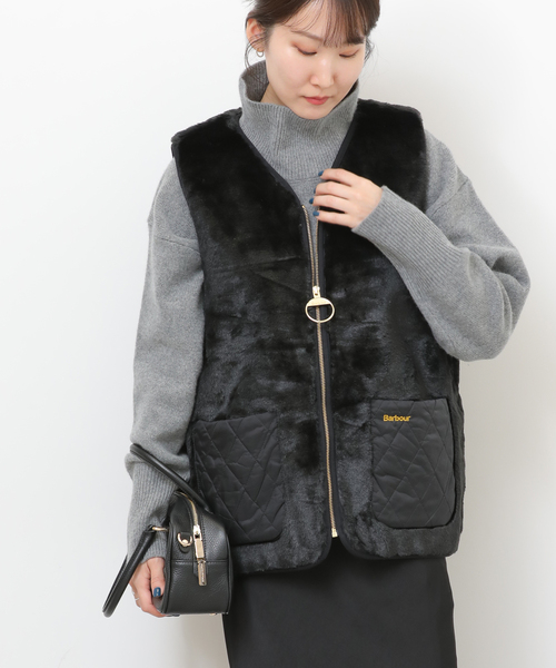 Barbour/バブアー KARIN FAUX FUR GILETベスト　イエナ Barbour/バブアー KARIN FAUX FUR GILET ベスト LGI0201（ベスト