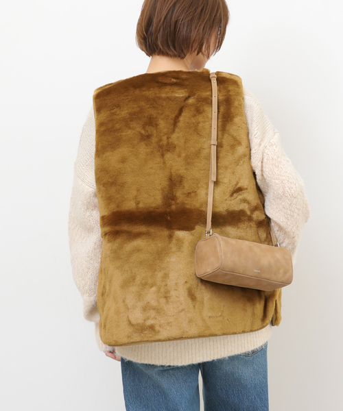 Barbour（バブアー）の「【BARBOUR/バブアー】 KARIN FAUX FUR GILET:ベスト（ベスト・レディース・ブラック/キャメル・10）」の9枚目の写真