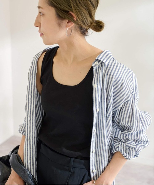 FRAMeWORK（フレームワーク）の「≪追加≫2WAYベアテレコタンク2（タンクトップ・レディース・ベージュ系その他/ブラウン/ホワイト/ブラック・FREE）」の3枚目の写真