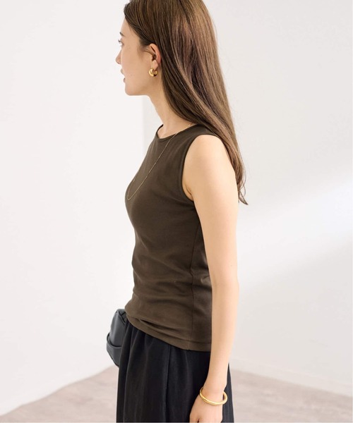 FRAMeWORK（フレームワーク）の「≪追加≫2WAYベアテレコタンク2（タンクトップ・レディース・ベージュ系その他/ブラウン/ホワイト/ブラック・FREE）」の16枚目の写真