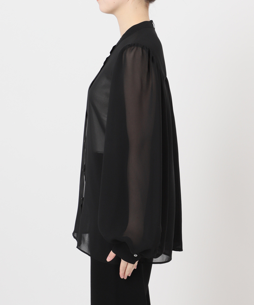 Deuxieme Classe（ドゥーズィエムクラス）の「Sheer Bow ブラウス（シャツ/ブラウス・レディース・ブラック・FREE）」の21枚目の写真
