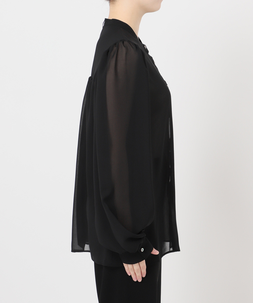 Deuxieme Classe（ドゥーズィエムクラス）の「Sheer Bow ブラウス（シャツ/ブラウス・レディース・ブラック・FREE）」の11枚目の写真