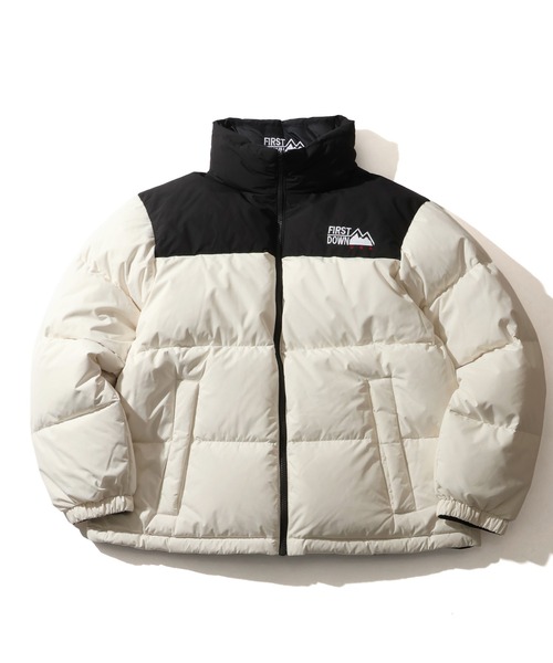 FIRST DOWN(ファーストダウン)の「【FIRST DOWN/ファーストダウン】 BUBBLE DOWN JKT / バブルダウンジャケット マイクロフト 2WAYリバーシブル(ダウンジャケット/コート・メンズ・ホワイト/ブラック/ライトベージュ・L/XL/S/M)」の6枚目の写真