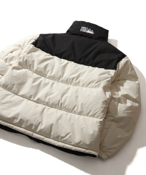 FIRST DOWN(ファーストダウン)の「【FIRST DOWN/ファーストダウン】 BUBBLE DOWN JKT / バブルダウンジャケット マイクロフト 2WAYリバーシブル(ダウンジャケット/コート・メンズ・ホワイト/ブラック/ライトベージュ・L/XL/S/M)」の11枚目の写真