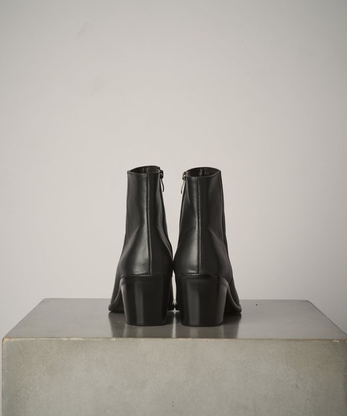 【Lui's】ヒールブーツ☆レザー☆40☆サイドジップ レザーヒールブーツ（ブーツ）｜Lui's（ルイス）のファッション通販