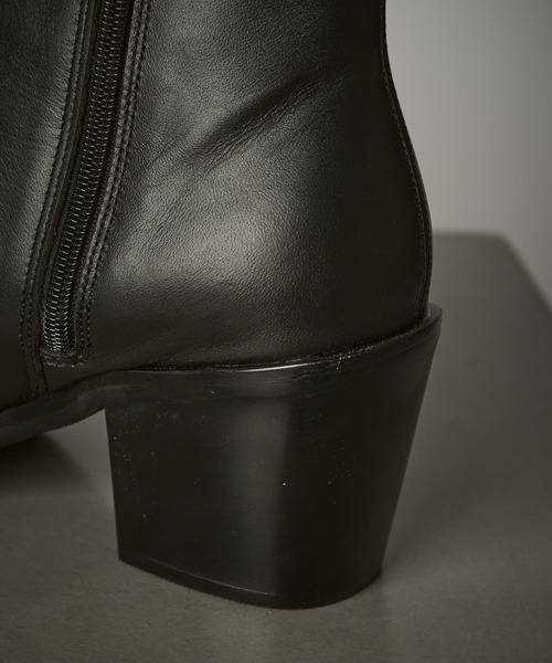 レザーヒールブーツ（ブーツ）｜Lui's（ルイス）のファッション通販
