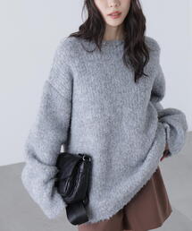 FREE'S MART | ◆ラメミックスブークレー畔ニット(ニット/セーター)