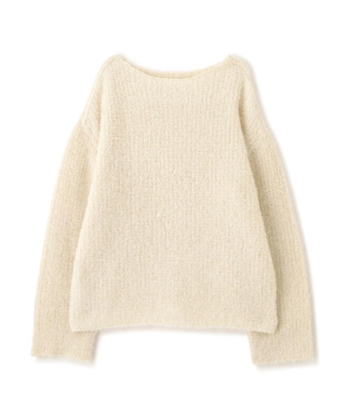 FREE'S MART（フリーズマート）の「◆ラメミックスブークレー畔ニット（ニット/セーター・レディース・グレー/ブルー/ホワイト/ピンク・FREE）」の13枚目の写真