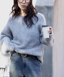 FREE'S MART | ◆ラメミックスブークレー畔ニット(ニット/セーター)