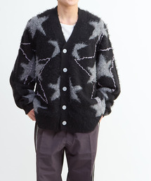 CONVERSE TOKYO（コンバーストウキョウ）の「STAR★ ALLOVER STITCH KNIT CARDIGAN（ニット/セーター・レディース）」
