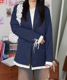 CIAOPANIC | 【neutral by ciaopanic】レイヤードリボンテーラードジャケット(テーラードジャケット)