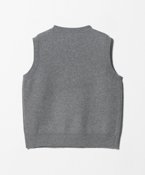 dahl'ia（ダリア）の「＜dahl’ia＞エンブロイダリー パッチ ベスト（ベスト・レディース・ダークグレー・FREE）」の2枚目の写真