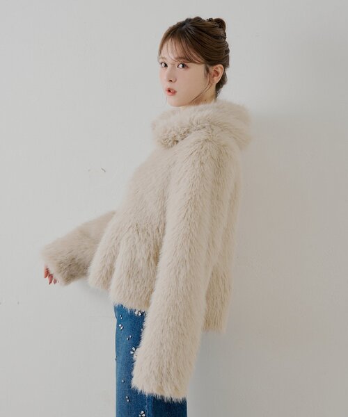 Chico SALON by Chicoリバーシブルペプラムデザインミディコート SALON by Chico】リバーシブルペプラムデザインミディコート（その他