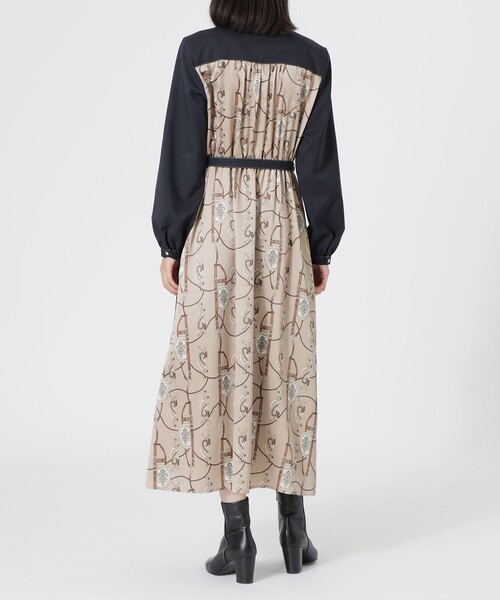 LOVELESS(ラブレス)の「バックスカーフシャツワンピース(シャツワンピース・レディース・グレー系その他/ブルー系その他7/ブラウン系その他3・34/36/38)」の22枚目の写真