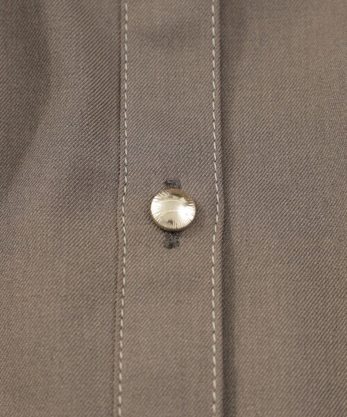 LOVELESS(ラブレス)の「バックスカーフシャツワンピース(シャツワンピース・レディース・グレー系その他/ブルー系その他7/ブラウン系その他3・34/36/38)」の10枚目の写真