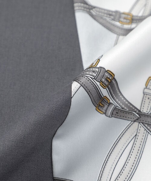 LOVELESS(ラブレス)の「バックスカーフシャツワンピース(シャツワンピース・レディース・グレー系その他/ブルー系その他7/ブラウン系その他3・34/36/38)」の11枚目の写真