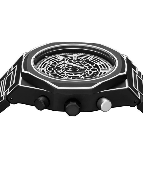 D1 MILANO（ディーワンミラノ）の「「D1 MILANO/ディーワン ミラノ」ポリクロノ - ホワイトスケッチ/ブラックスケッチ（アナログ腕時計・メンズ・ホワイト/ブラック・FREE）」の11枚目の写真