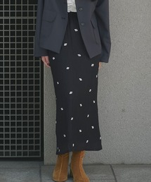 studio CLIP | 【daily CLIP】小花刺繍タイトスカート(スカート)