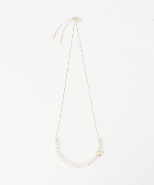 COMME CA ISM(コムサイズム)の「変形メタルパーツ パールネックレス(ネックレス・レディース・シルバー/ゴールド・FREE)」の5枚目の写真