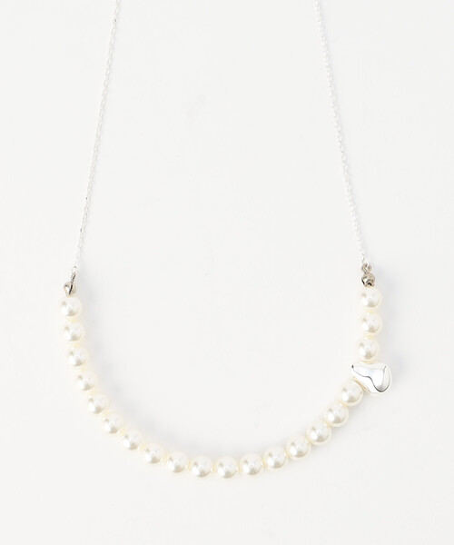 COMME CA ISM(コムサイズム)の「変形メタルパーツ パールネックレス(ネックレス・レディース・シルバー/ゴールド・FREE)」の9枚目の写真