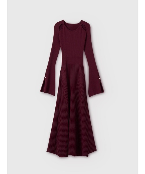 全骨格対応】リブニットフレアワンピース（ワンピース）｜EIMY ISTOIRE