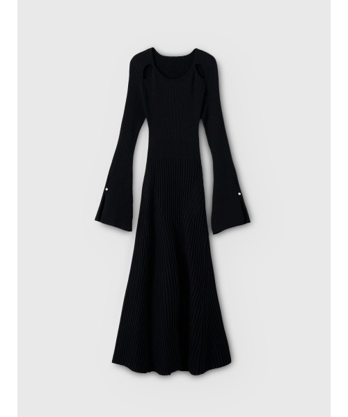 全骨格対応】リブニットフレアワンピース（ワンピース）｜EIMY ISTOIRE