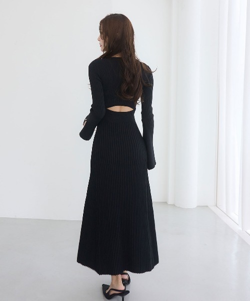 リブニットフレアワンピース（ワンピース）｜EIMY ISTOIRE（エイミー