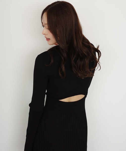 全骨格対応】リブニットフレアワンピース（ワンピース）｜EIMY ISTOIRE